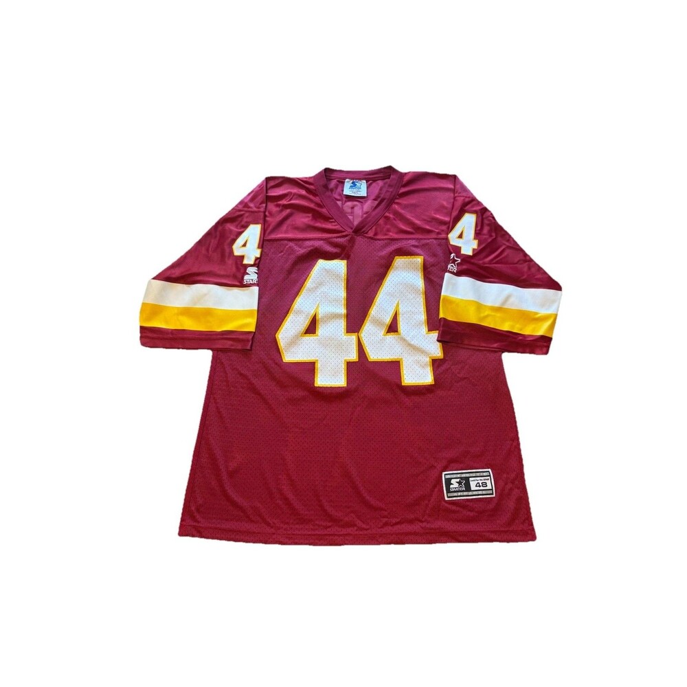 Vintage STARTER 90'S NFL Redskins Riggins Jersey #44 Size 48 Large Made in USA